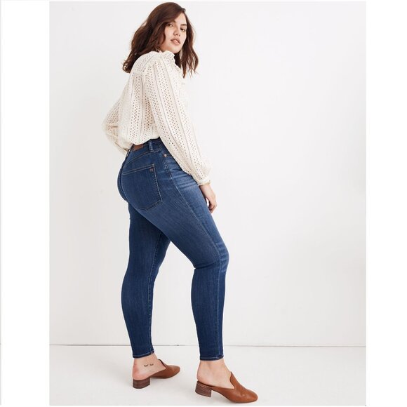 Madewell Curvy High-Rise Skinny Jean in Danny Wash: TENCEL Denim Edition… - Picture 10 of 12